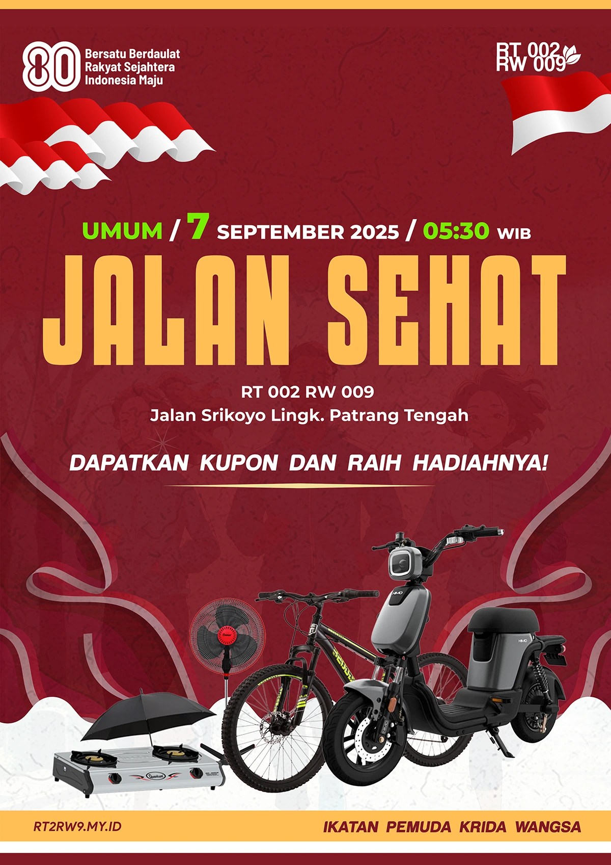 Pamflet Jalan Sehat Peringatan 17 Agustus 2025